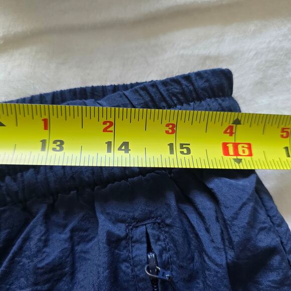 Vintage Adidas Nylon Track Jogger Navy Blue -Mens XL 90s Retro Sports Street - Picture 7 of 9